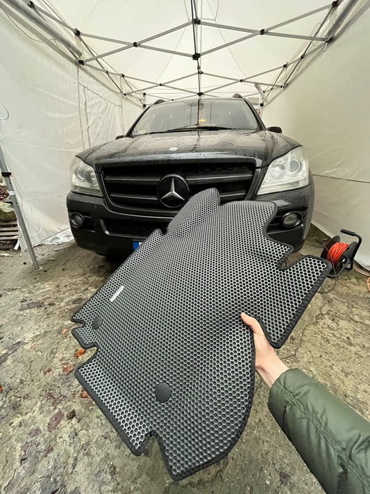 3D Dywaniki do Mercedes-Benz GL W164 szare