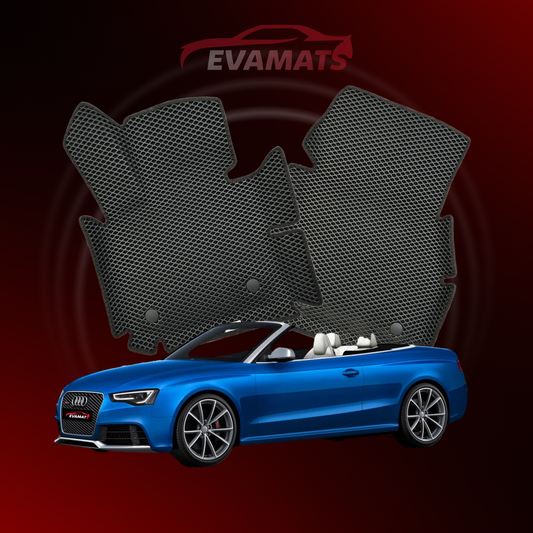 Dywaniki samochodowe EVAMATS do Audi RS 5(8T) 1 gen 2010-2015 rok KABRIOLET