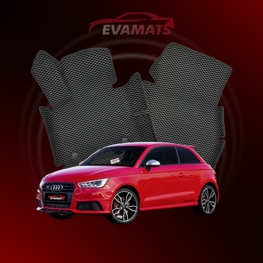 Dywaniki samochodowe EVAMATS do Audi S1 (8X) 1 gen 2014-2018 rok HATCHBACK 3 drzwi