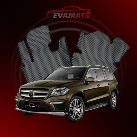 Dywaniki samochodowe EVAMATS do Mercedes-Benz GL 2 gen (X166) 2012 – 2015 rok SUV 5 drzwi