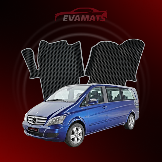 Dywaniki samochodowe EVAMATS do Mercedes-Benz Viano (W639) 2003 – 2014 rok EXTRA LONG Minivan