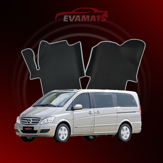 Dywaniki samochodowe EVAMATS do Mercedes-Benz Viano (W639) 2003 – 2014 rok LONG Minivan