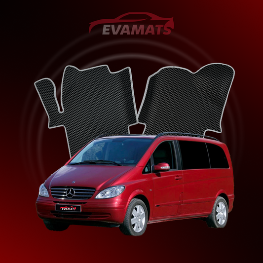Dywaniki samochodowe EVAMATS do Mercedes-Benz Viano (W639) 2003–2014 rok Minivan 7-osobowy