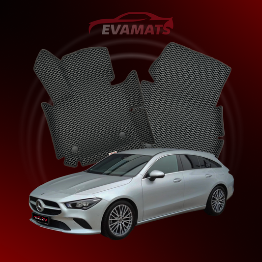 Dywaniki samochodowe EVAMATS do Mercedes Benz CLA 2 gen (C118) shooting brake 2019-2024 rok KOMBI