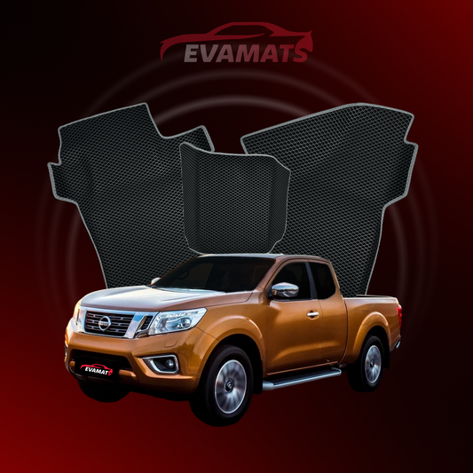 Dywaniki samochodowe EVAMATS do Nissan Navara (D23)(Frontier) IV gen 2014-2023 rok PICK-UP półtorej kabiny