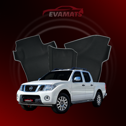Dywaniki samochodowe EVAMATS do Nissan Navara(D40)(Frontier) III gen 2004-2015 rok PICK-UP podwójna kabina