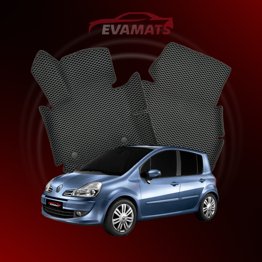 Dywaniki samochodowe EVAMATS do Renault Modus 1 gen 2004-2012 rok MINIVAN