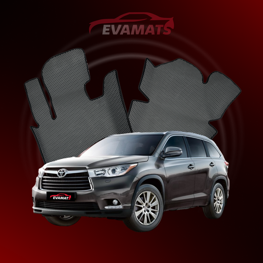 Dywaniki samochodowe EVAMATS do Toyota Highlander 3 gen 2013-2019 rok SUV 5 drzwi