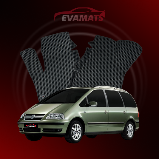 Dywaniki samochodowe EVAMATS do Volkswagen Sharan I gen 1995-2010 rok MINIVAN