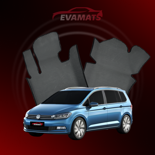 Dywaniki samochodowe EVAMATS do Volkswagen Touran III gen 2015-2023 rok MINIVAN