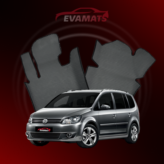 Dywaniki samochodowe EVAMATS do Volkswagen Touran II gen 2010-2015 rok MINIVAN