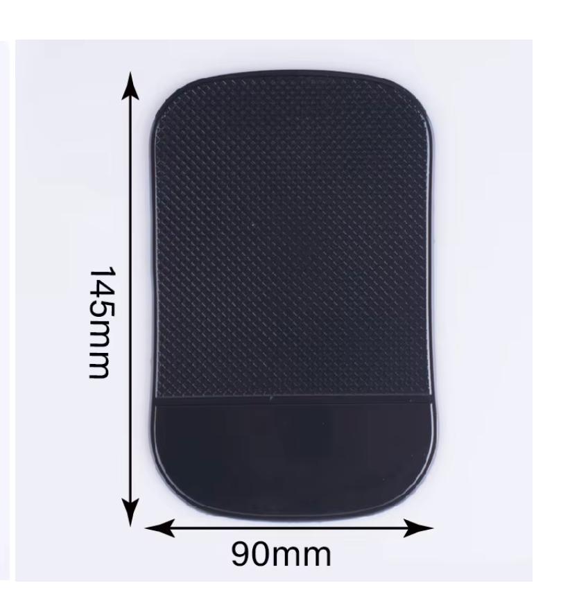 Czarna podkładka antypoślizgowa