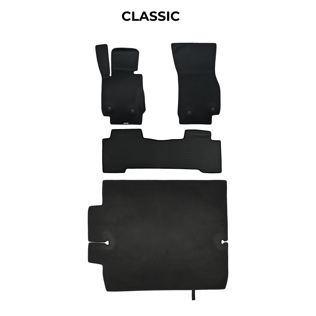 EVA Dywaniki samochodowe od EVA MATS 3D do Land Rover Defender(130) 2 gen 2019-2025 rok SUV LONG