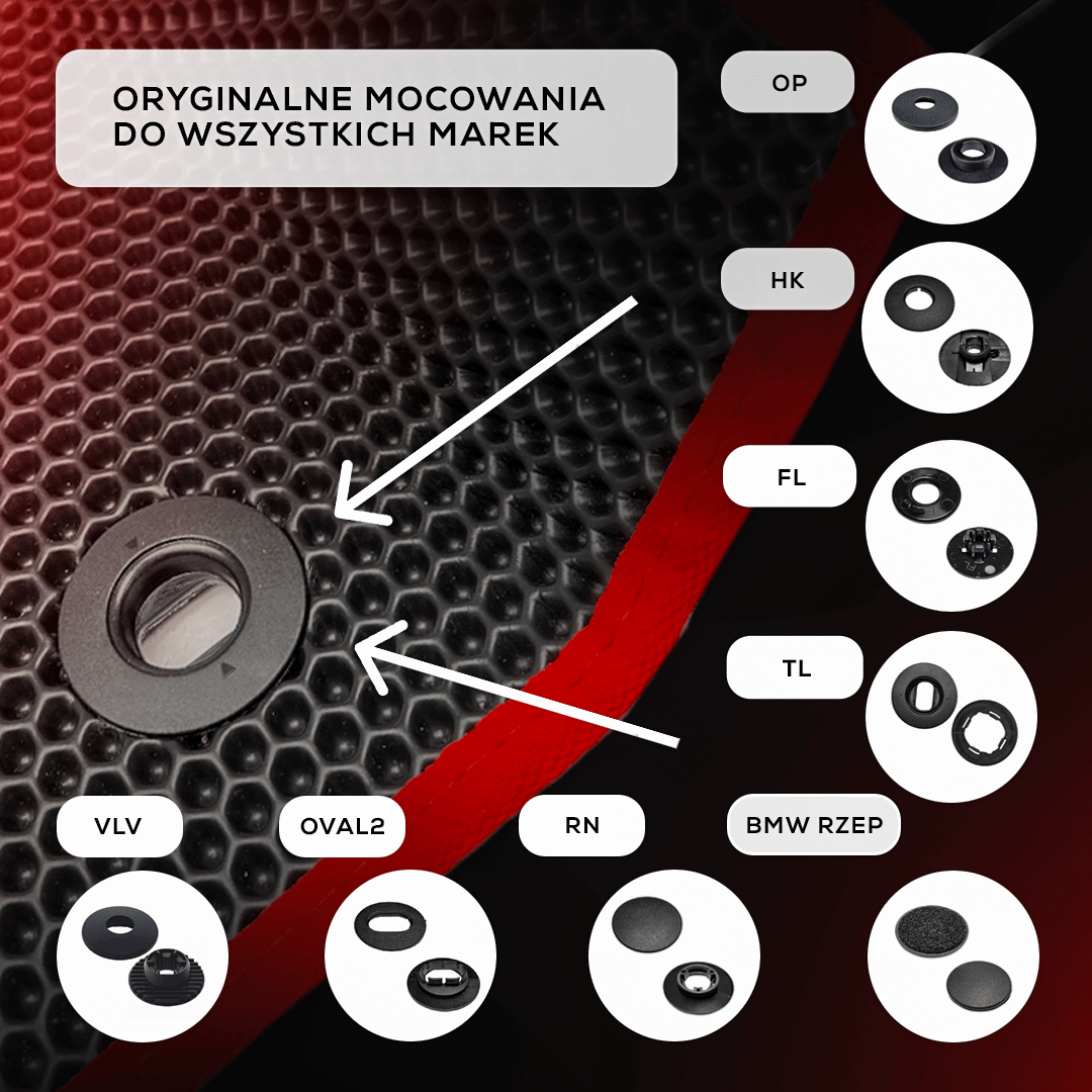 Dywaniki samochodowe EVAMATS do Mazda CX-9 2 gen 2016-2025 rok SUV