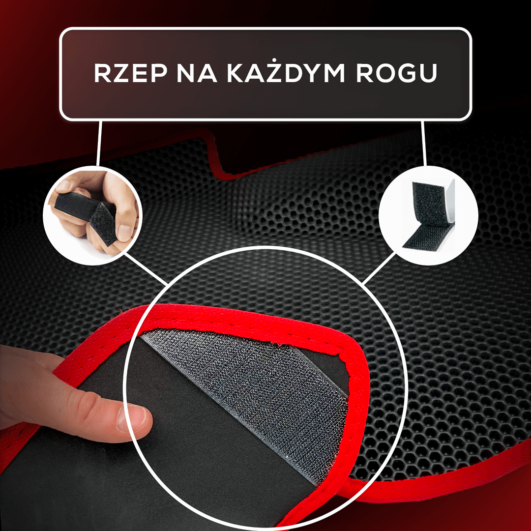 EVA Dywaniki samochodowe od EVA MATS 3D do DongFeng M-Hero 917 1 gen 2023-2028 rok SUV