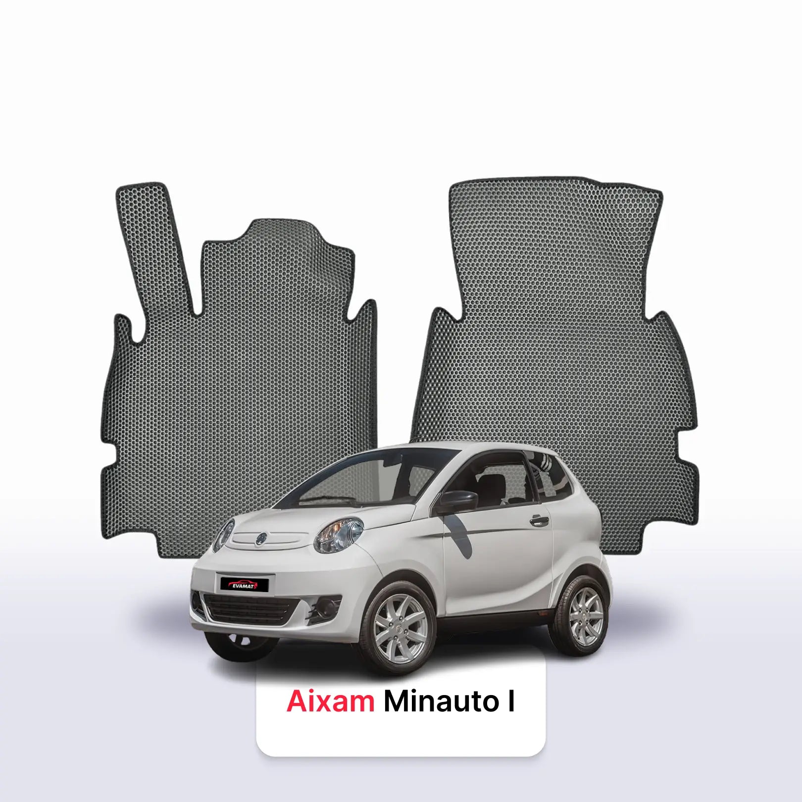 EVA Dywaniki samochodowe 3D  EVA MATS do Aixam Minauto 1 gen 2017-2028 rok HATCHBACK 3 drzwi