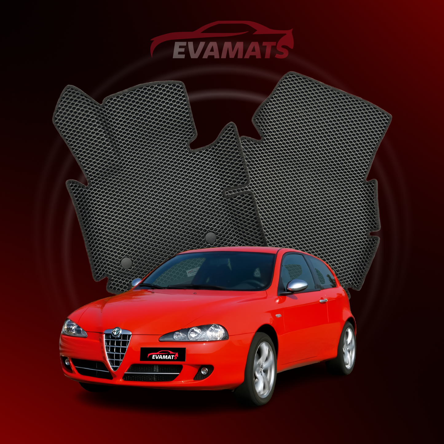 Dywaniki samochodowe 3D EVAMATS do Alfa Romeo 147 1 gen 2000-2010 rok HATCHBACK 3 drzwi