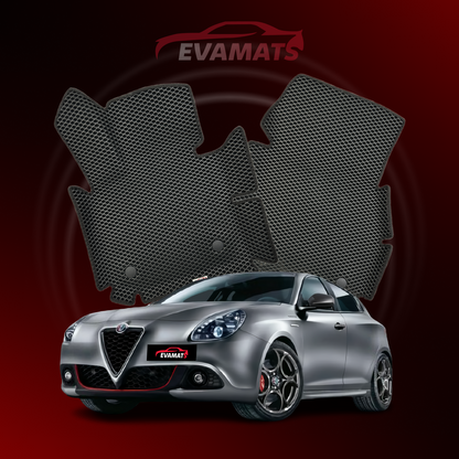 Автоковрики EVAMATS для Alfa Romeo Giulietta(940) 2010-2020 р.в. ХЕТЧБЕК 5 дв.