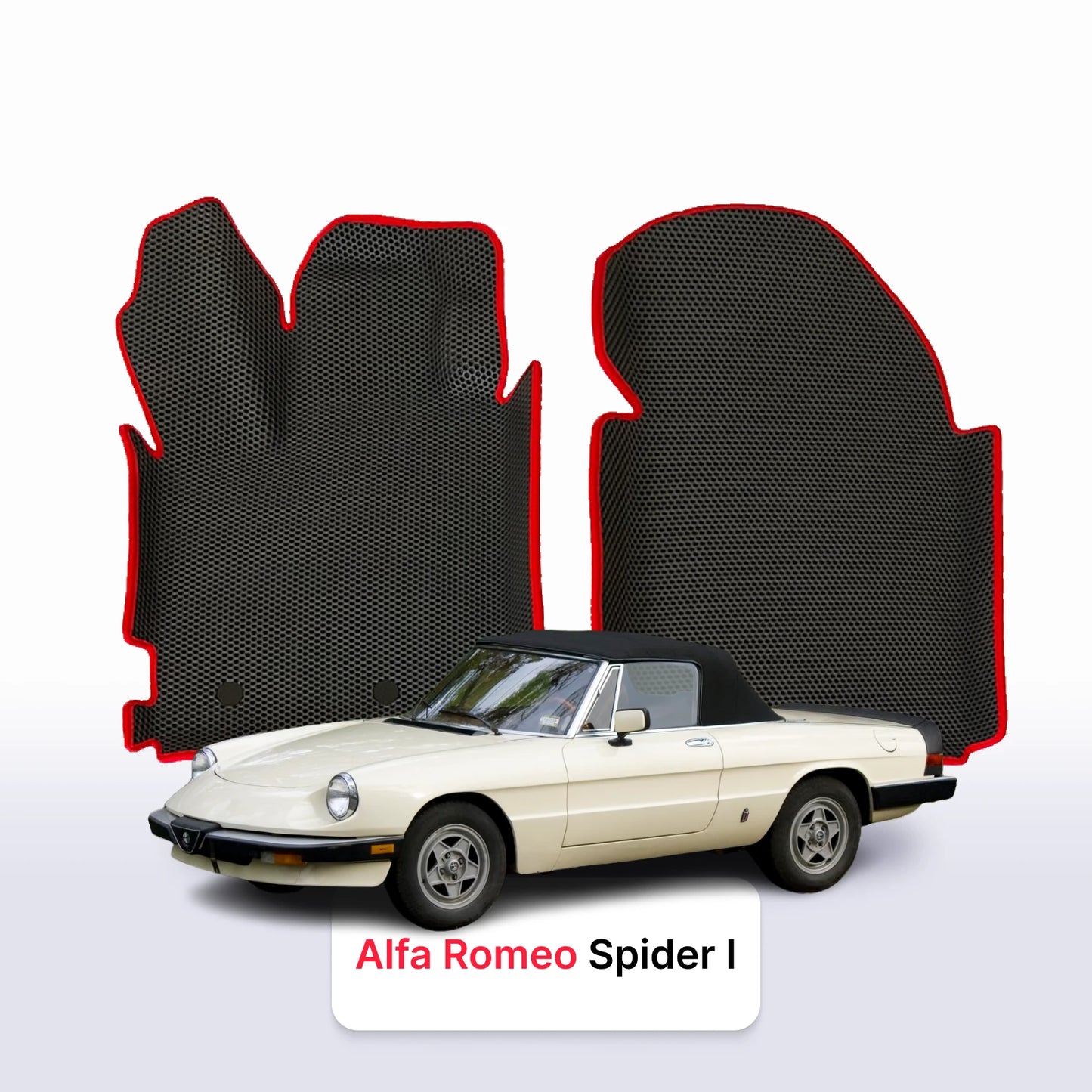 EVA Dywaniki samochodowe od EVA MATS 3D do Alfa Romeo Spider 1 gen 1966-1994 rok KABRIOLET