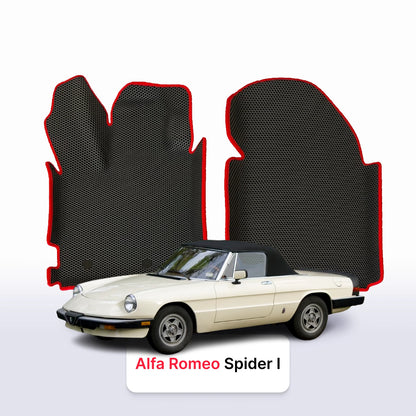 EVA Dywaniki samochodowe od EVA MATS 3D do Alfa Romeo Spider 1 gen 1966-1994 rok KABRIOLET
