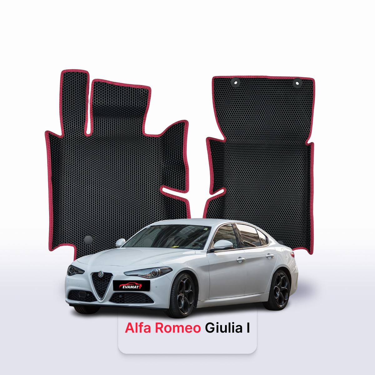 EVA Dywaniki samochodowe od EVA MATS 3D do Alfa Romeo Giulia(952) 2 gen 2015-2028 rok SEDAN BENZYNA