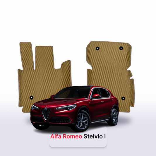 EVA Dywaniki samochodowe od EVA MATS 3D do Alfa Romeo Stelvio 1 gen 2016-2028 rok SUV BENZYNA