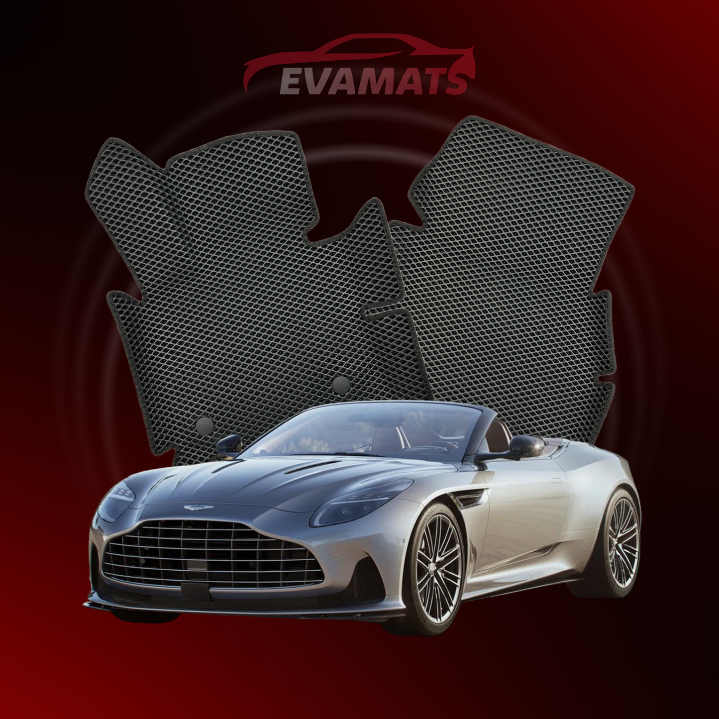 Dywaniki samochodowe EVAMATS do Aston Martin DB12 Volante 1 gen 2023-2025 rok KABRIOLET