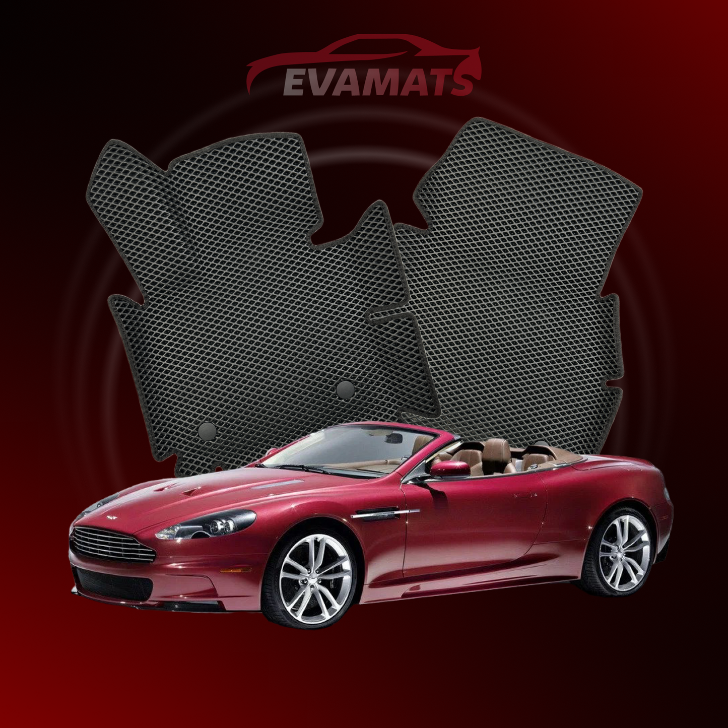 Коврики EVAMATS для Aston Martin DBS 2nd gen 2007-2012 CABRIOLET Volante