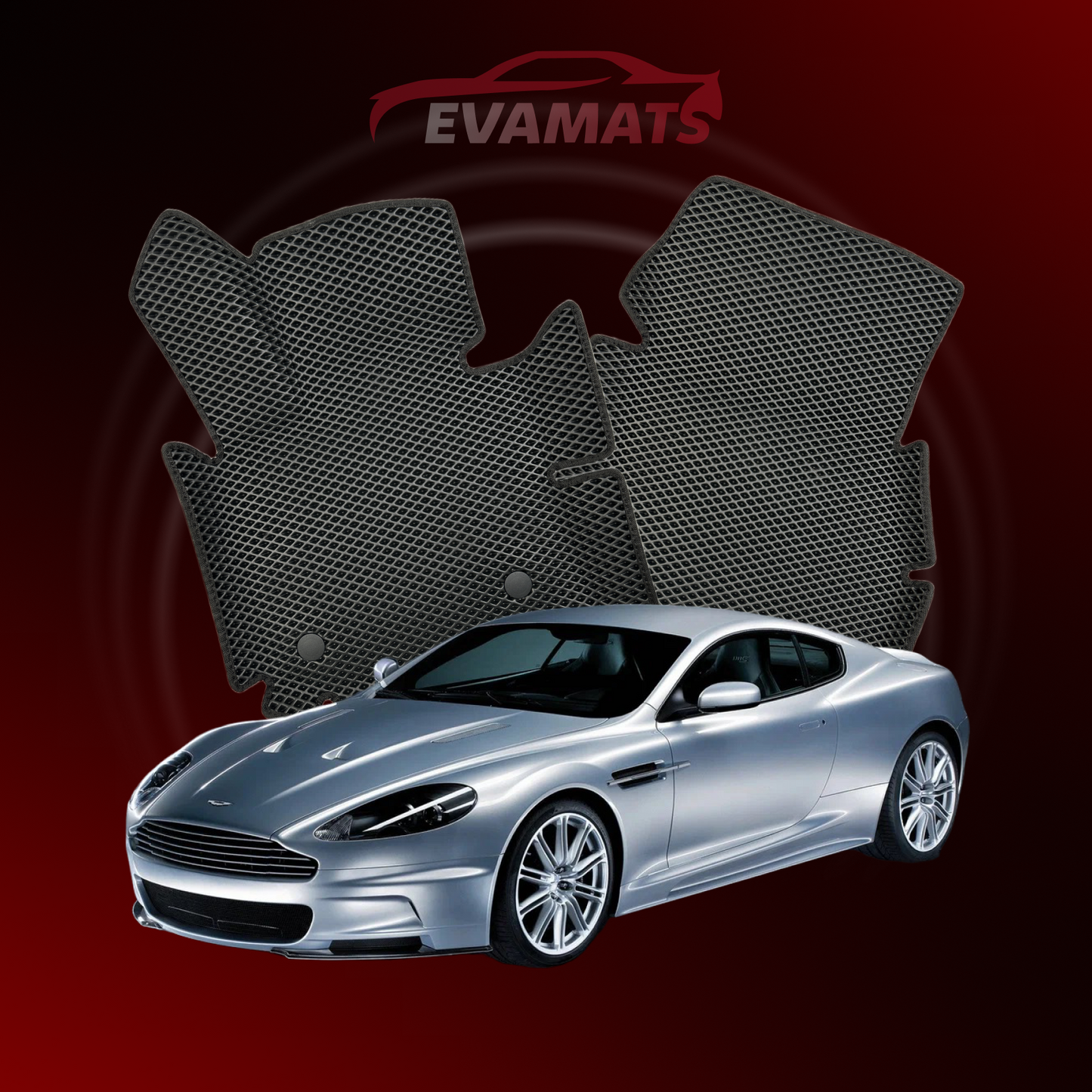 Dywaniki samochodowe EVAMATS do Aston Martin DBS 2 gen 2007-2012 rok COUPE