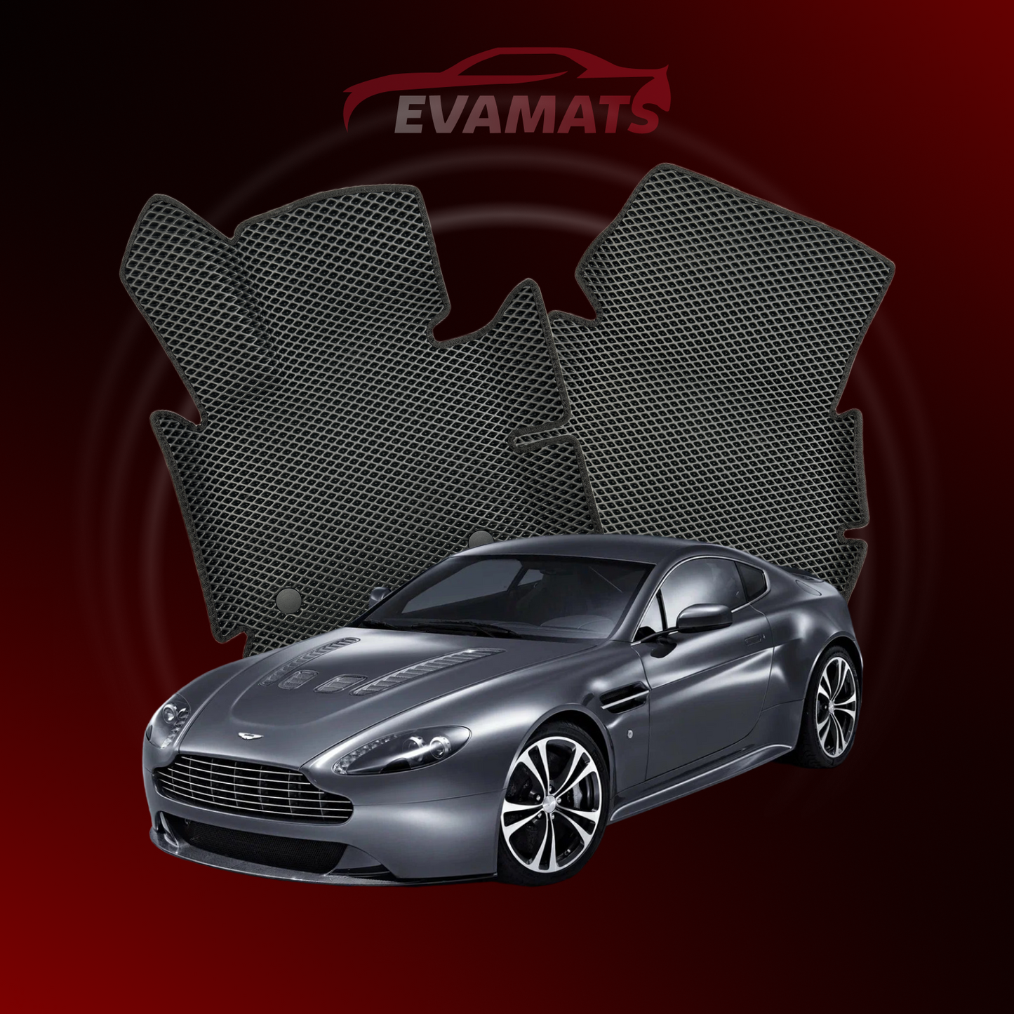 Dywaniki samochodowe EVAMATS do Aston Martin Vantage V12 1 gen 2009-2017 rok COUPE