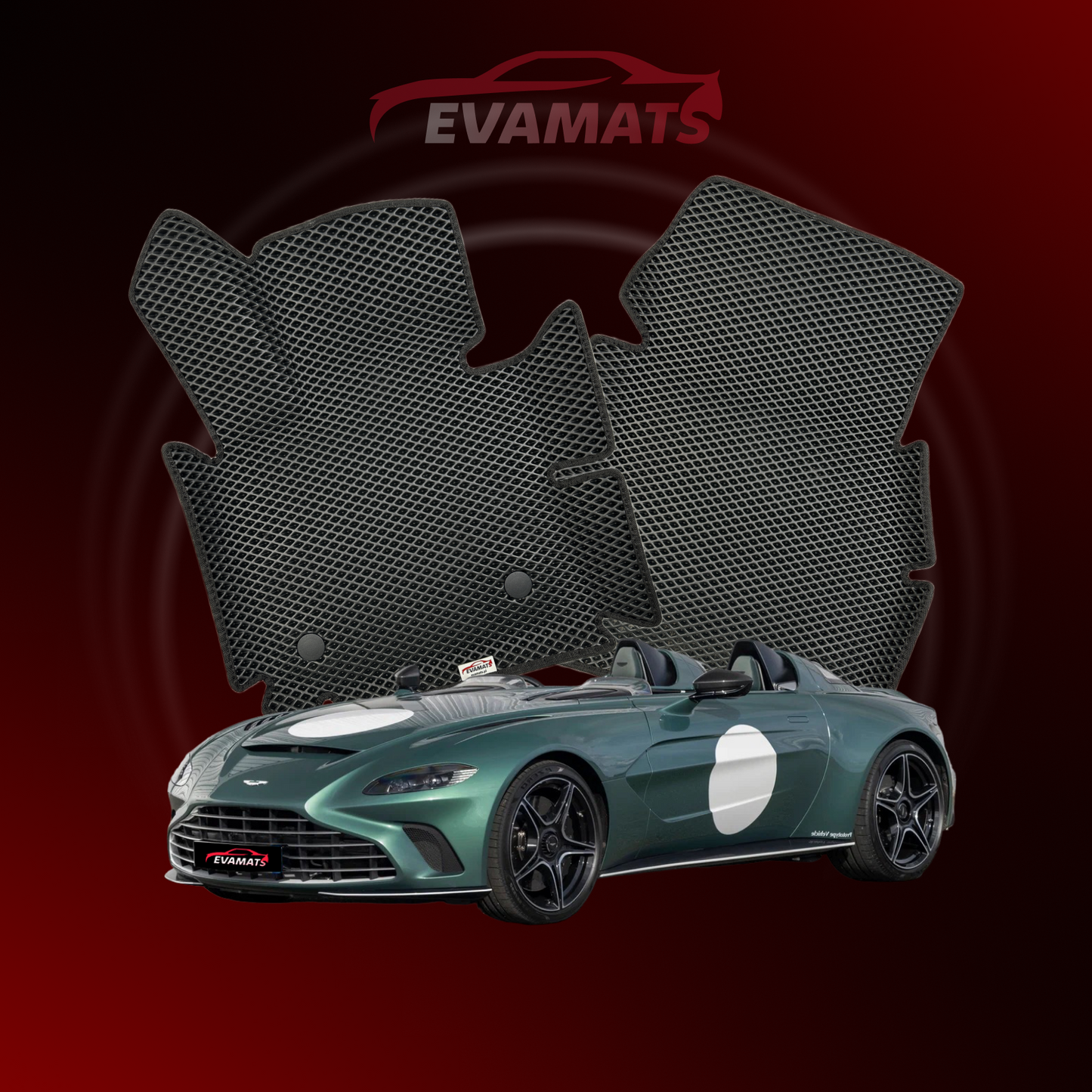 Dywaniki samochodowe EVAMATS do Aston Martin Vantage V12 2 gen 2020-2025 rok Speedster