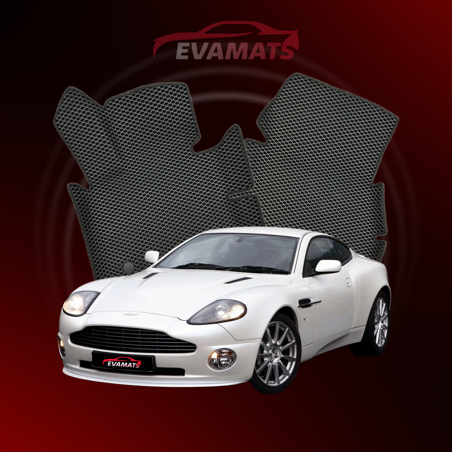 Коврики EVAMATS для Aston Martin Vanquish 1st gen 2001-2007 года выпуска COUPE-S