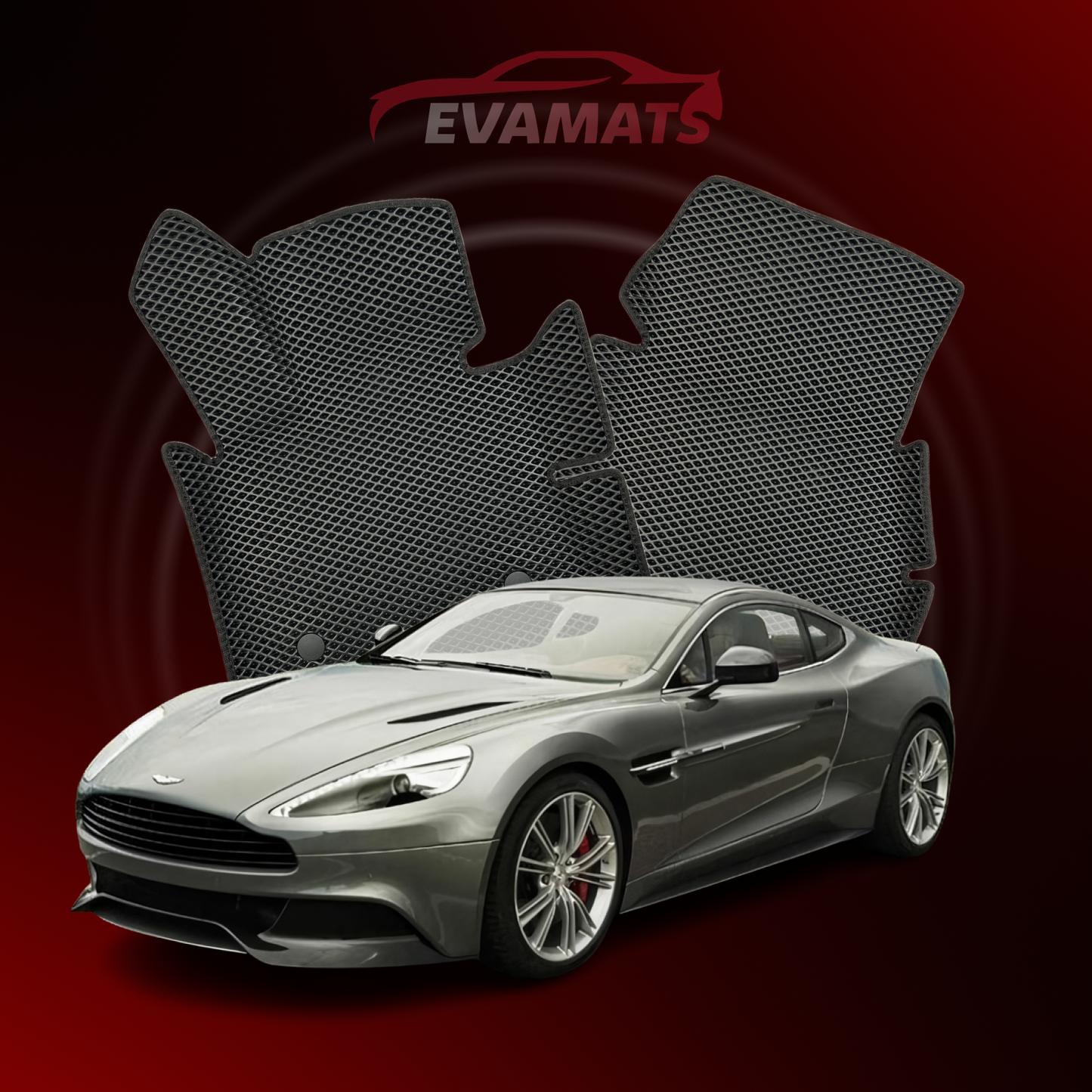 Коврики EVAMATS для Aston Martin Vanquish 2nd gen 2012-2018 года выпуска COUPE