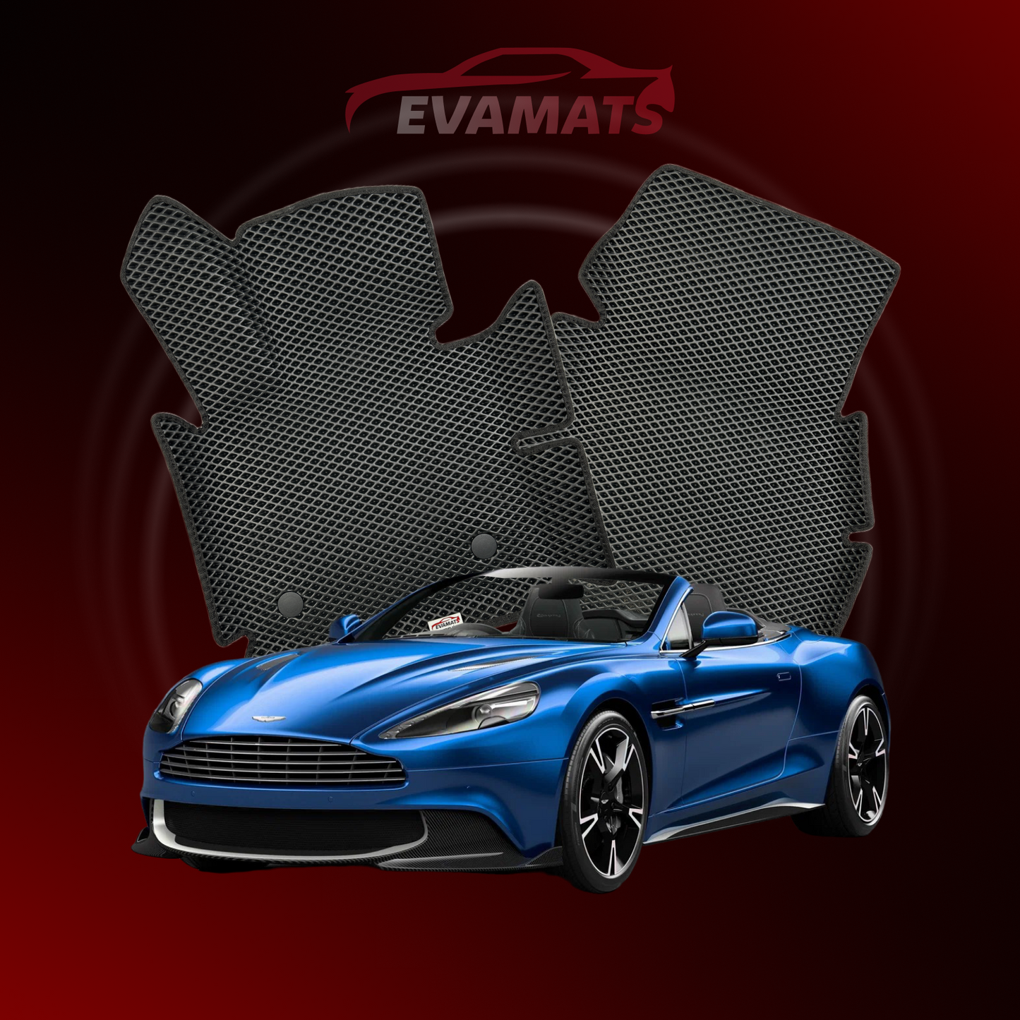 Коврики EVAMATS для Aston Martin Vanquish 2nd gen 2012-2018 года выпуска ROADSTER-S