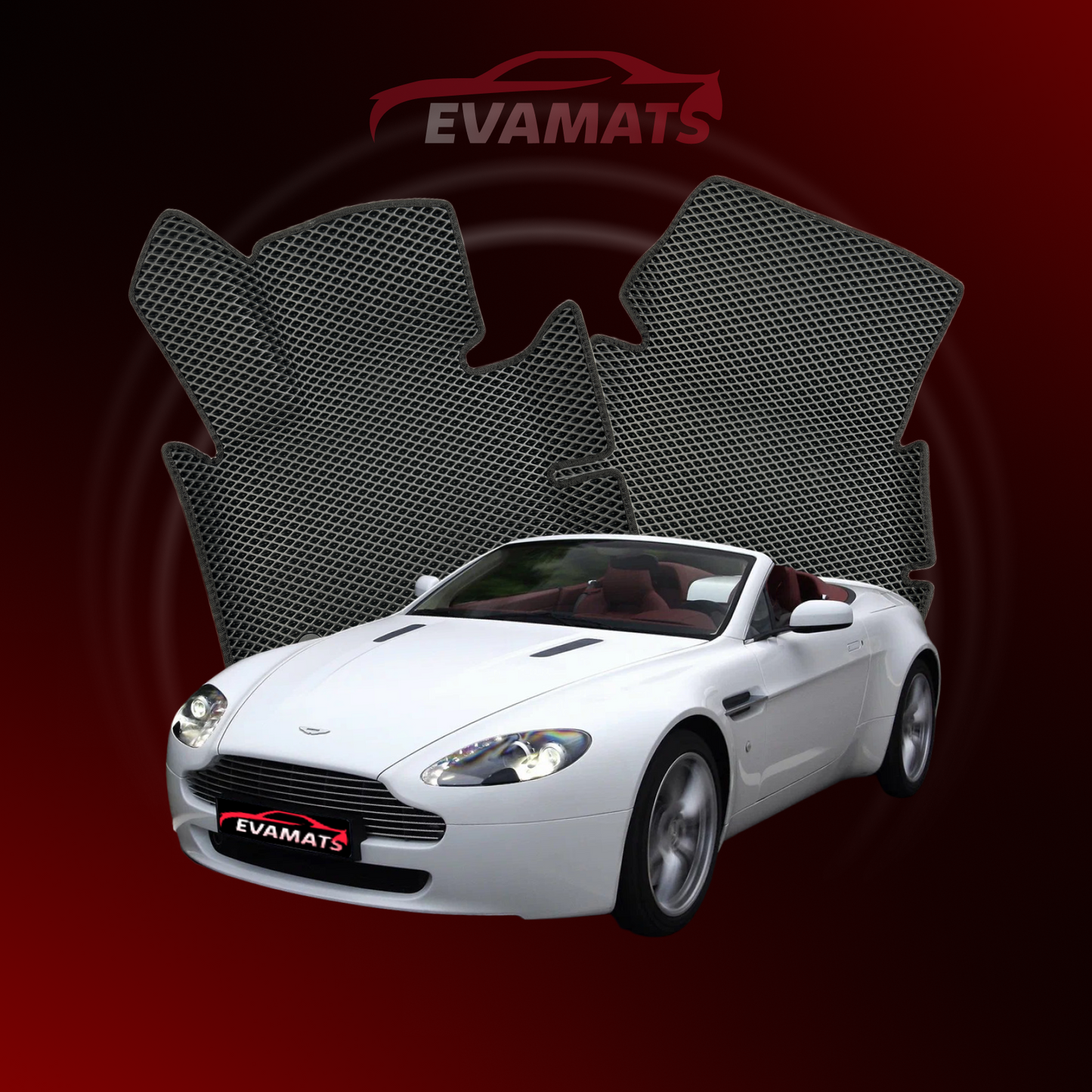 Dywaniki samochodowe 3D EVAMATS do Aston Martin Vantage V8 3 gen 2005-2017 rok ROADSTER