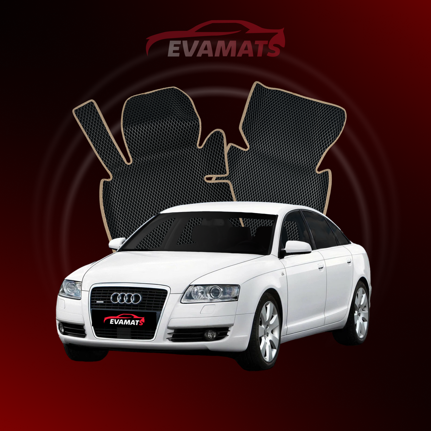 Dywaniki samochodowe EVAMATS do Audi A6(C6) 3 gen 2004-2011 rok SEDAN