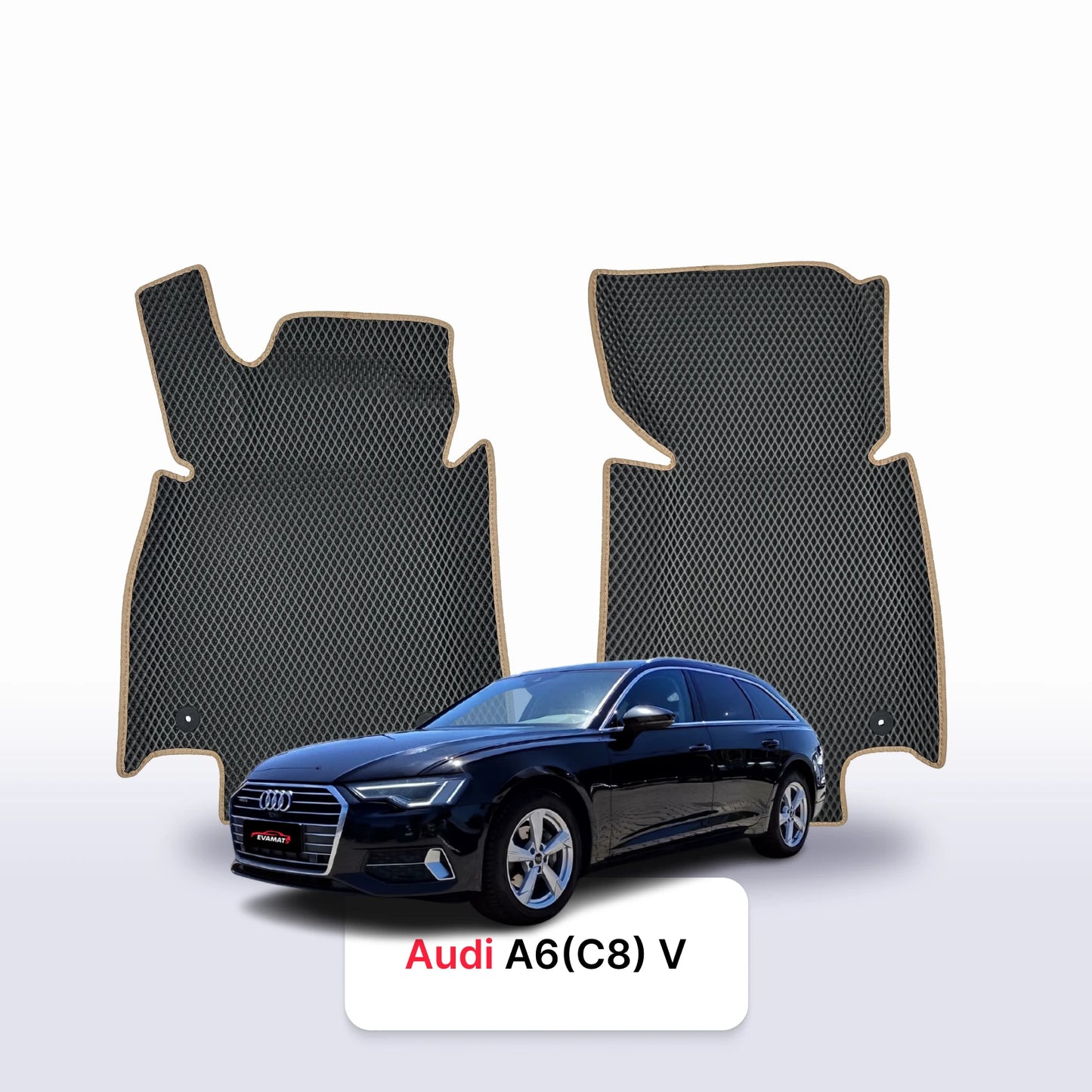 Автоковрики EVAMATS для Audi A6(C8) 5 покоління 2018-2025 р. KOMBI