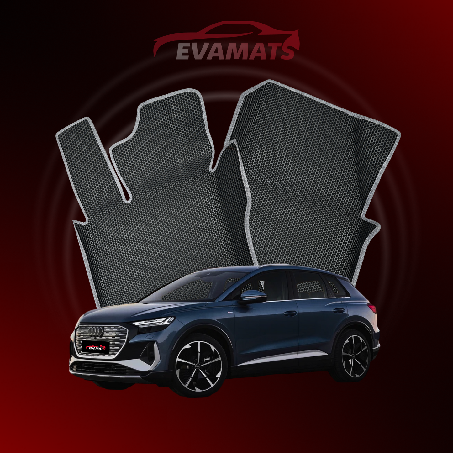 Dywaniki samochodowe EVAMATS do Audi Q4 E-tron 1 gen 2021-2025 rok Elektro SUV