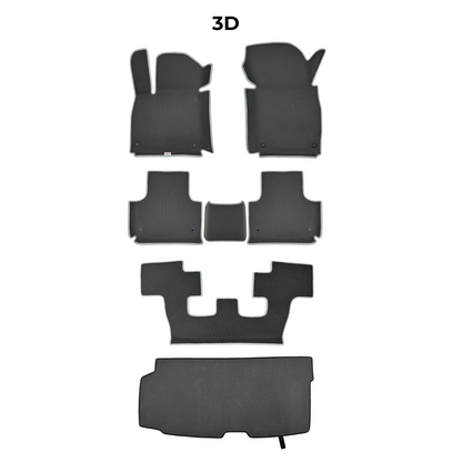 Dywaniki samochodowe EVAMATS do Audi Q7(4L) 1 gen 2005-2015 rok SUV 7 os.