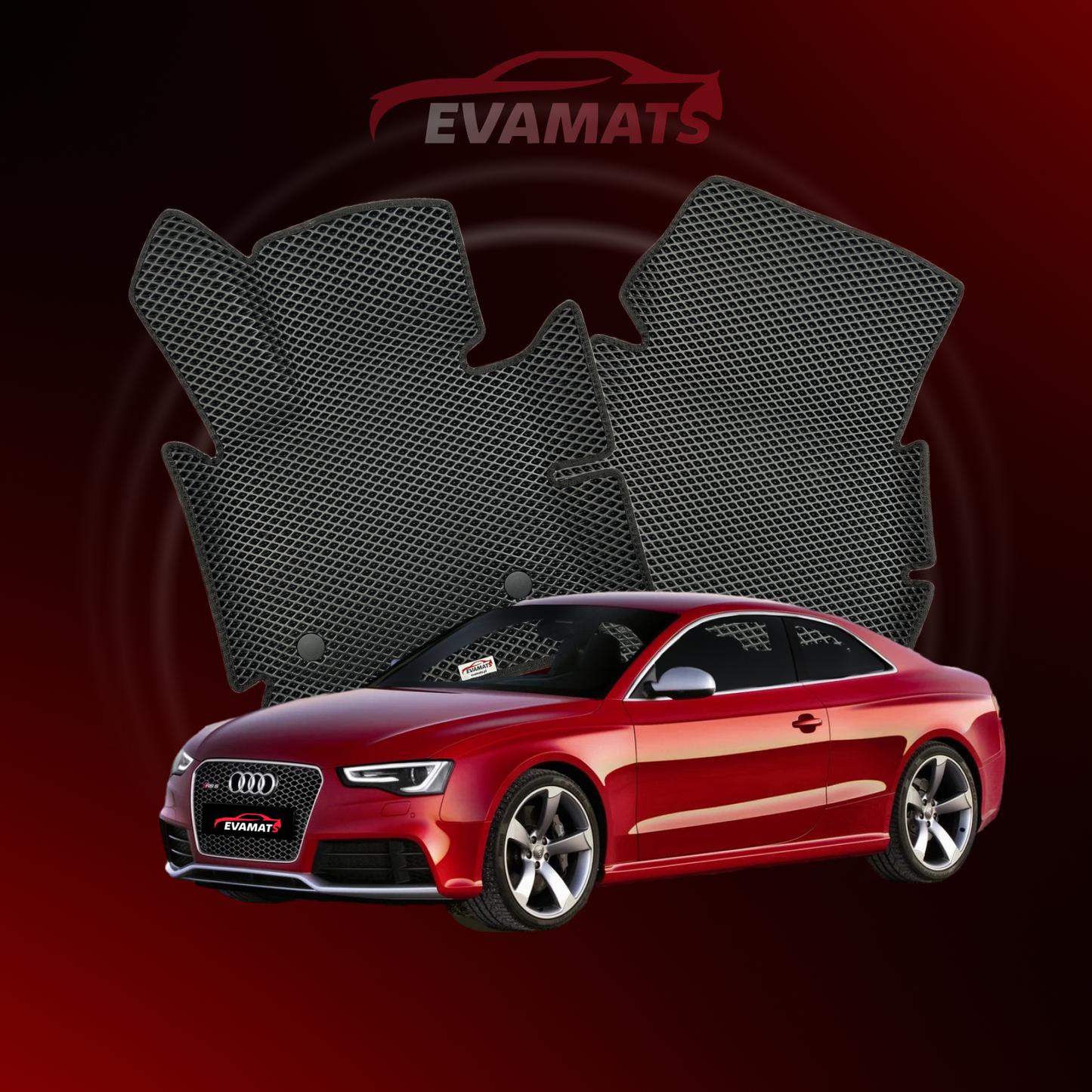 Dywaniki samochodowe EVAMATS do Audi RS 5(8T) 1 gen 2010-2015 rok COUPE