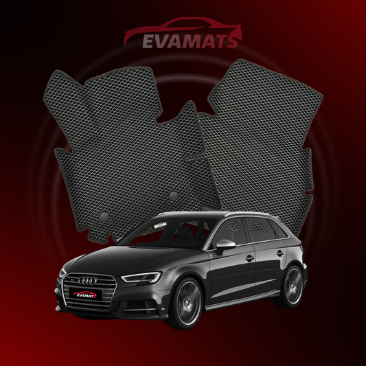 Dywaniki samochodowe EVAMATS do Audi S3 (8V) Sportback 3 gen 2013-2020 rok HATCHBACK 5 drzwi