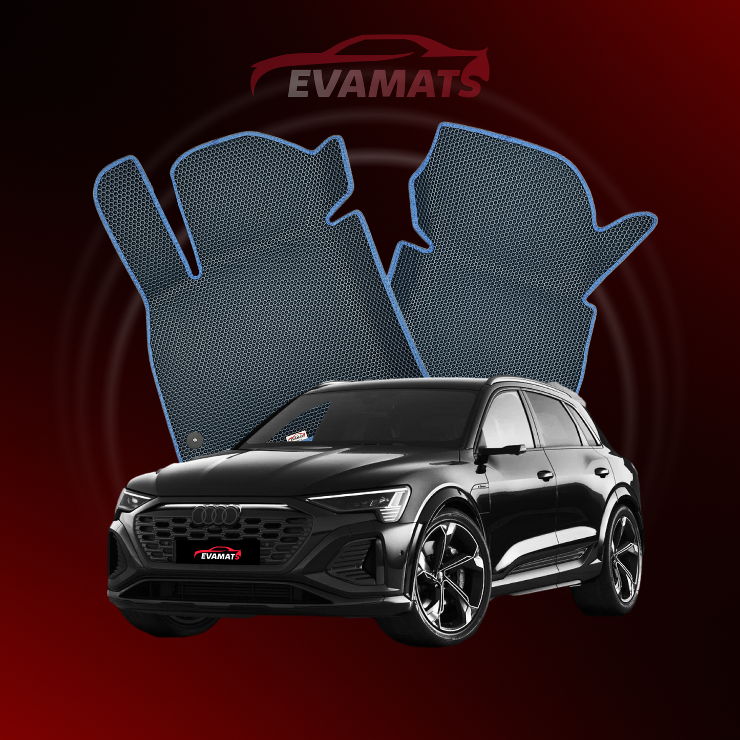 Автоковрики EVAMATS для Audi SQ8 e-tron 1st gen 2022-2025 р.р. Elektro SUV