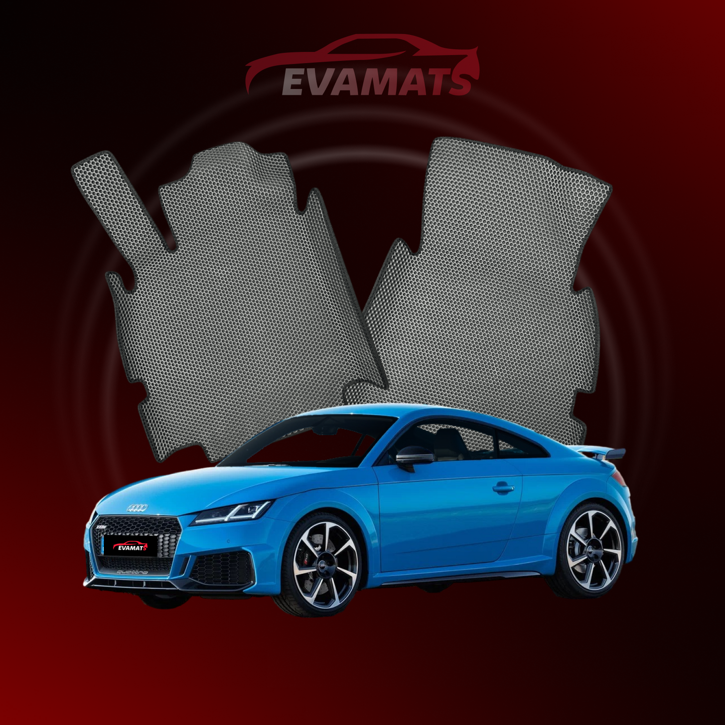 Коврики EVAMATS для Audi TT RS(8S) 3 поколения 2015-2023 года выпуска COUPE