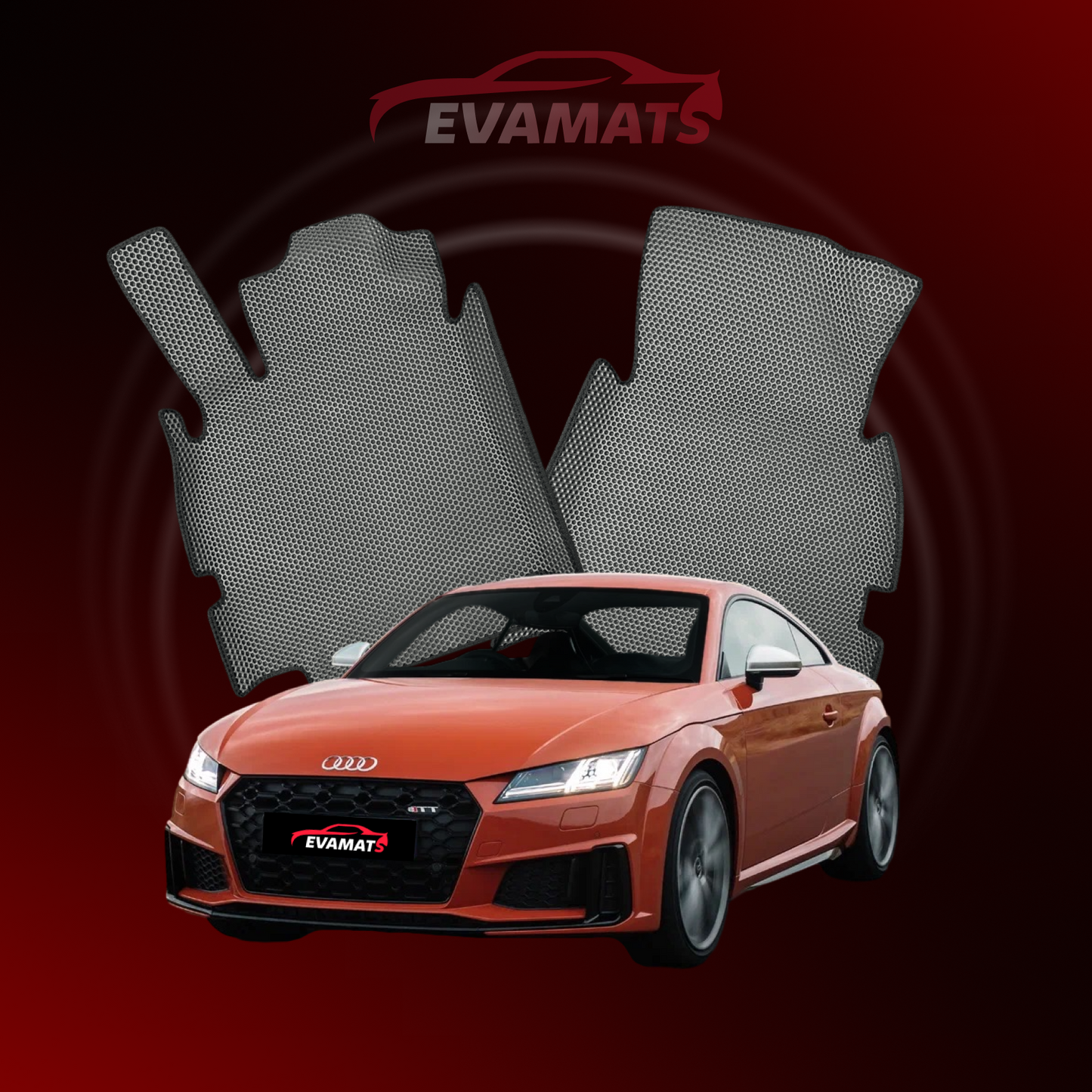 Автоковрики EVAMATS для Audi TTS (8S) 3 покоління 2014-2023 р. КУПЕ