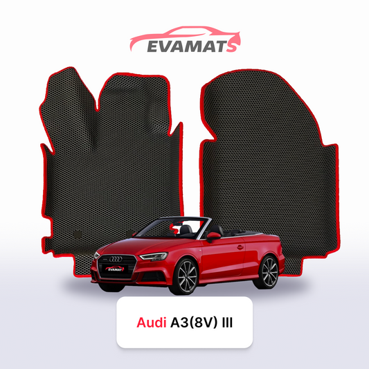 Dywaniki samochodowe EVAMATS do Audi A3(8V) 3 gen 2012-2020 rok KABRIOLET