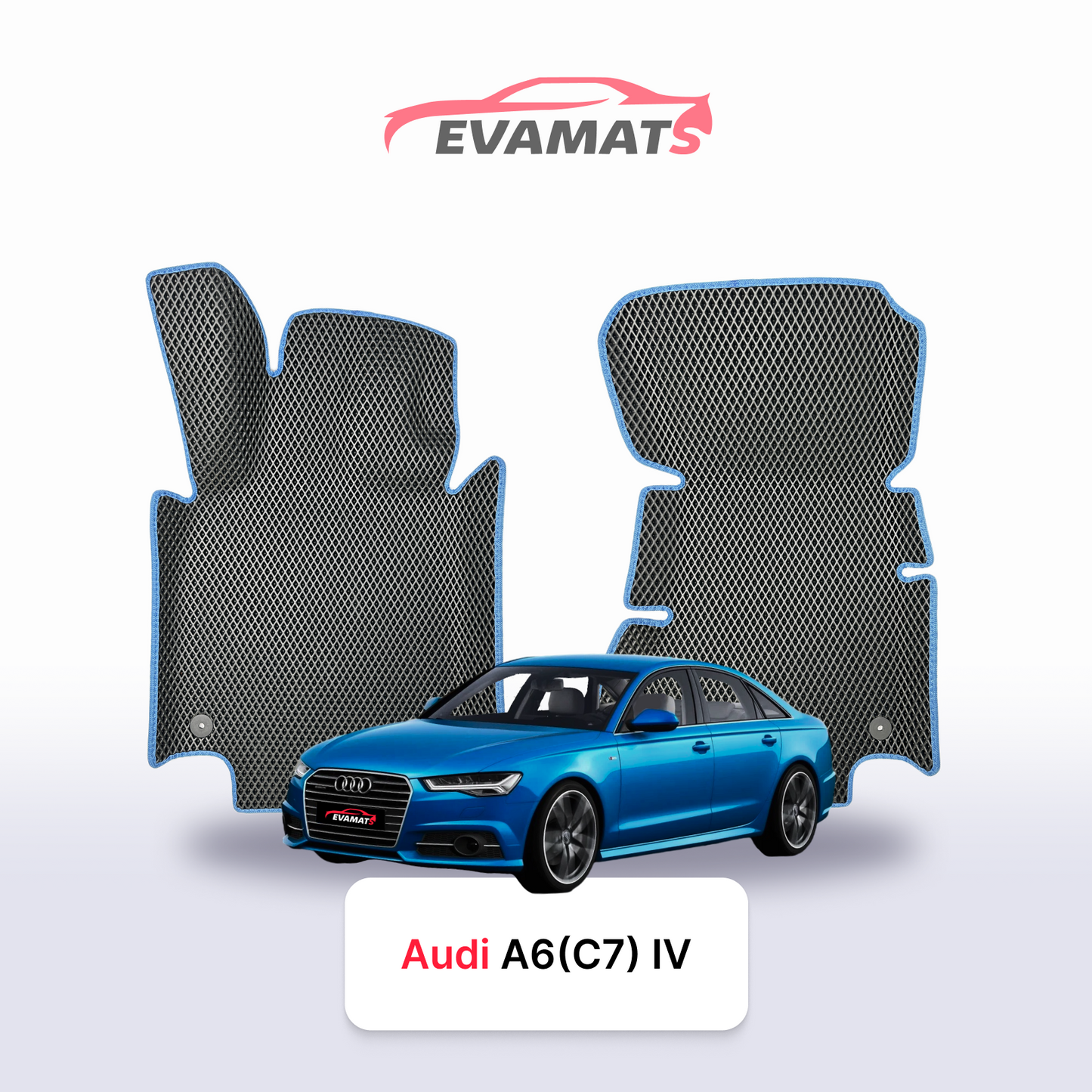 Dywaniki samochodowe EVAMATS do Audi A6(C7) 4 gen 2011-2018 rok SEDAN