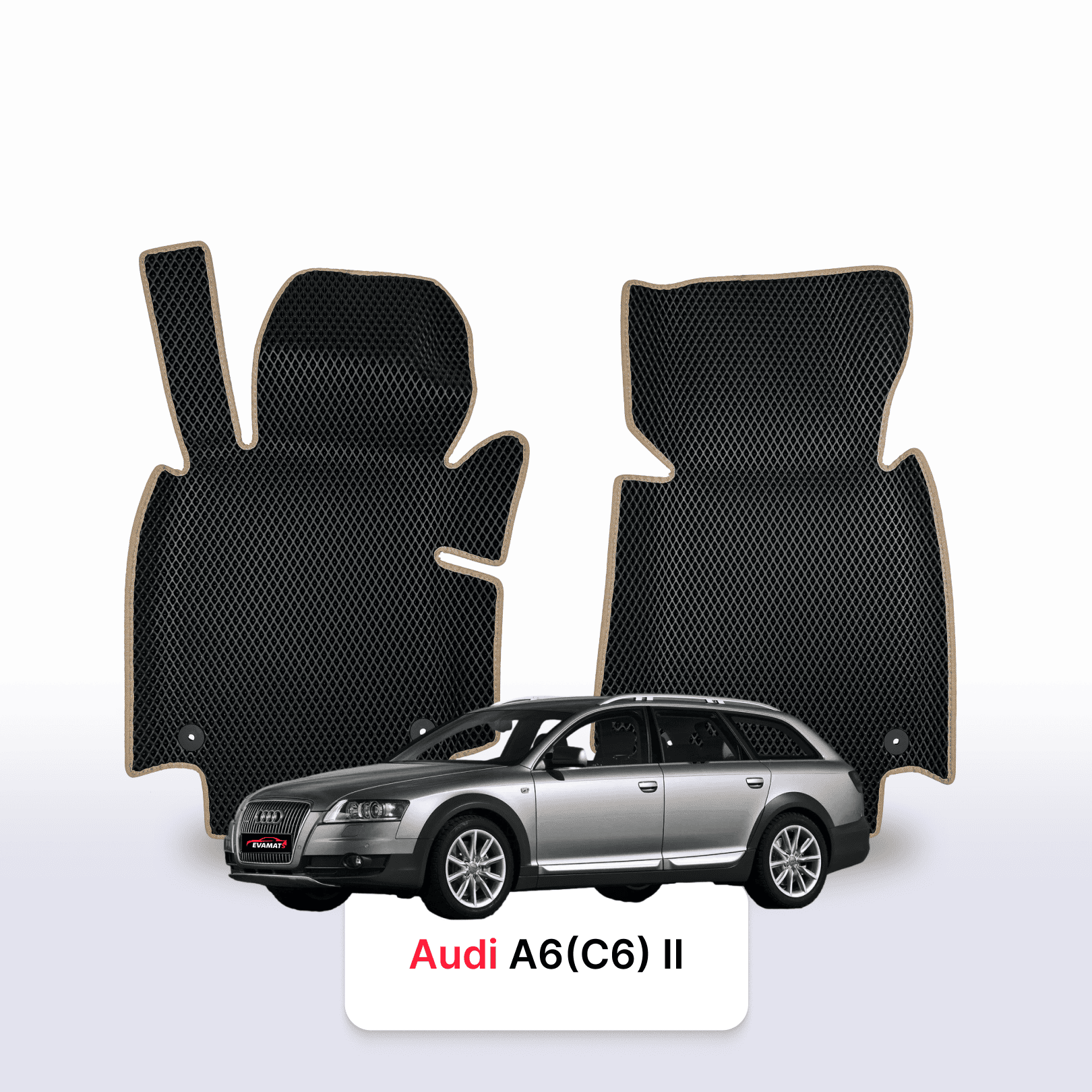 EVA Dywaniki samochodowe od EVA MATS 3D do Audi A6 Allroad(C6) 2 gen 2004-2011 rok Kombi BENZYNA