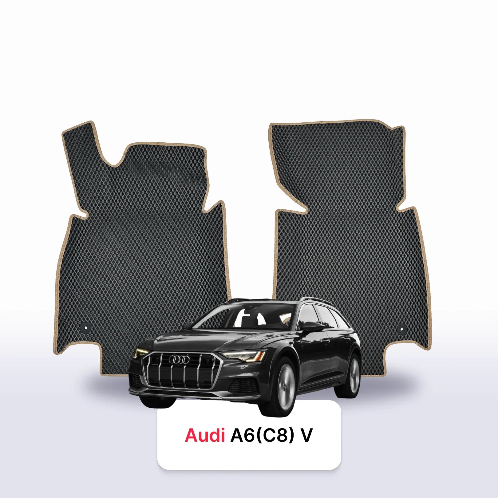 EVA Dywaniki samochodowe od EVA MATS 3D do Audi A6 Allroad(C8) przedlift 5 gen 2018-2025 rok przedlift
