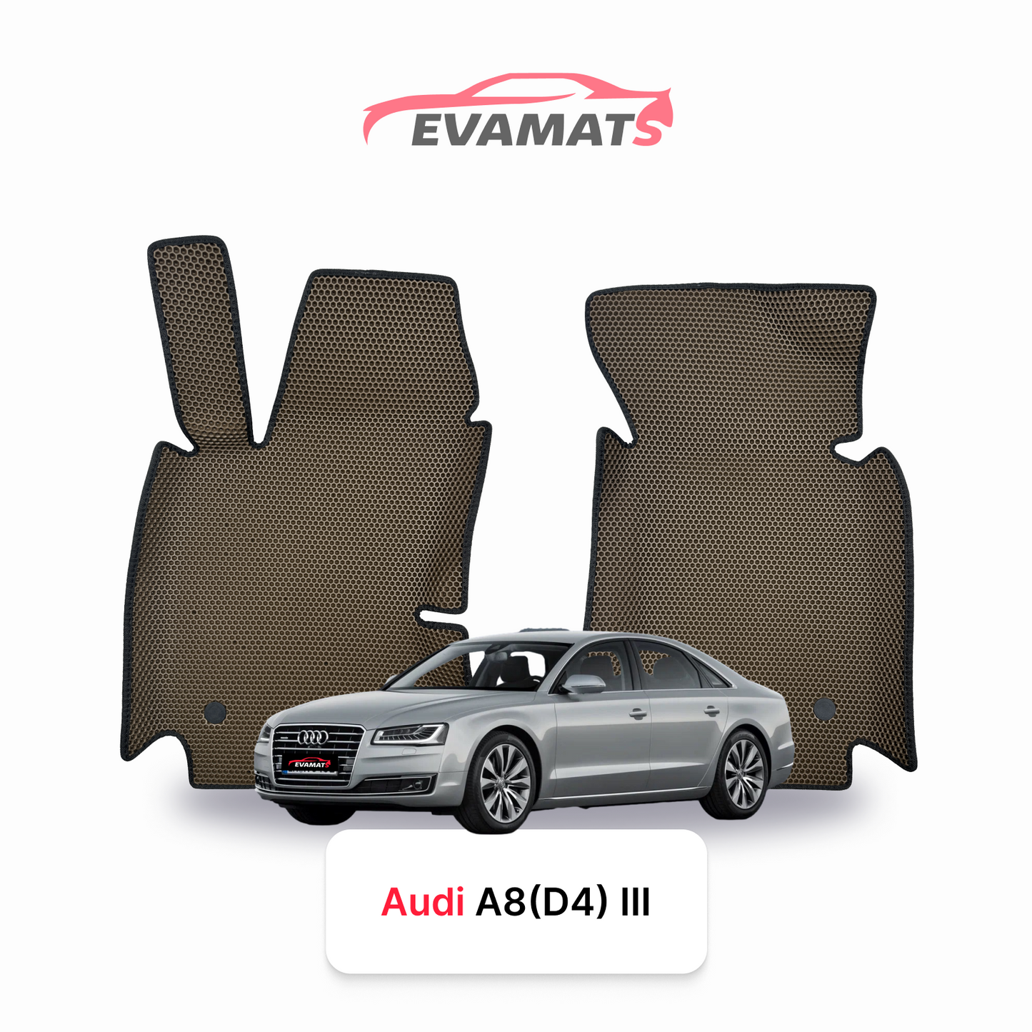 Dywaniki samochodowe EVAMATS do Audi A8(D4) 3 gen 2009-2017 rok SEDAN