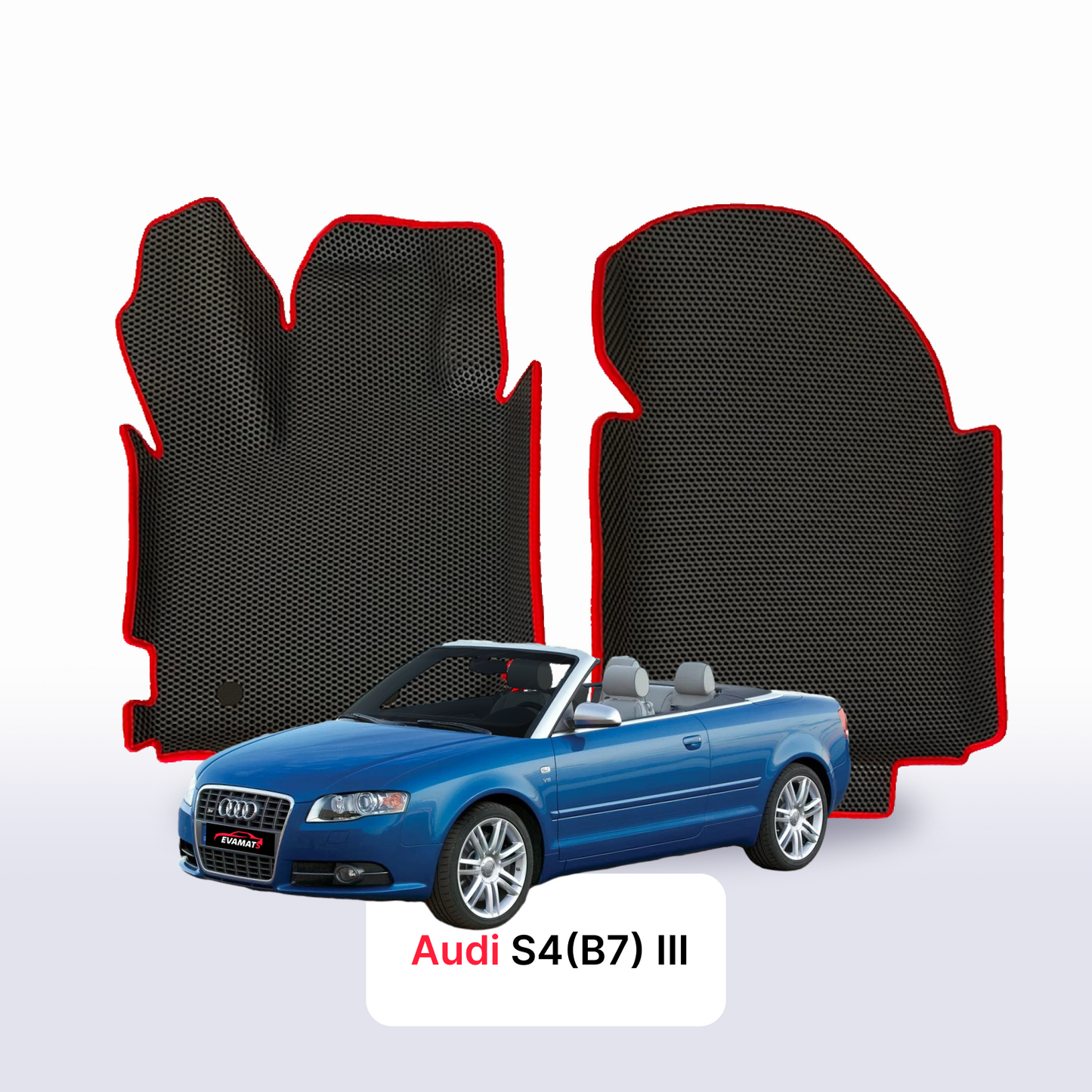 Dywaniki samochodowe EVAMATS do Audi S4 (B7) 3 gen 2004-2008 rok KABRIOLET